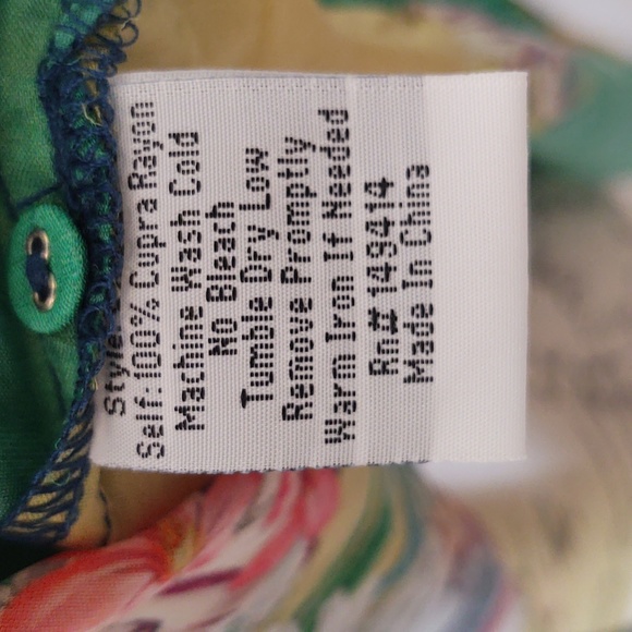 Johnny Was 💛 💚 Fleur Blouse, Large 🆕 - Picture 14 of 15